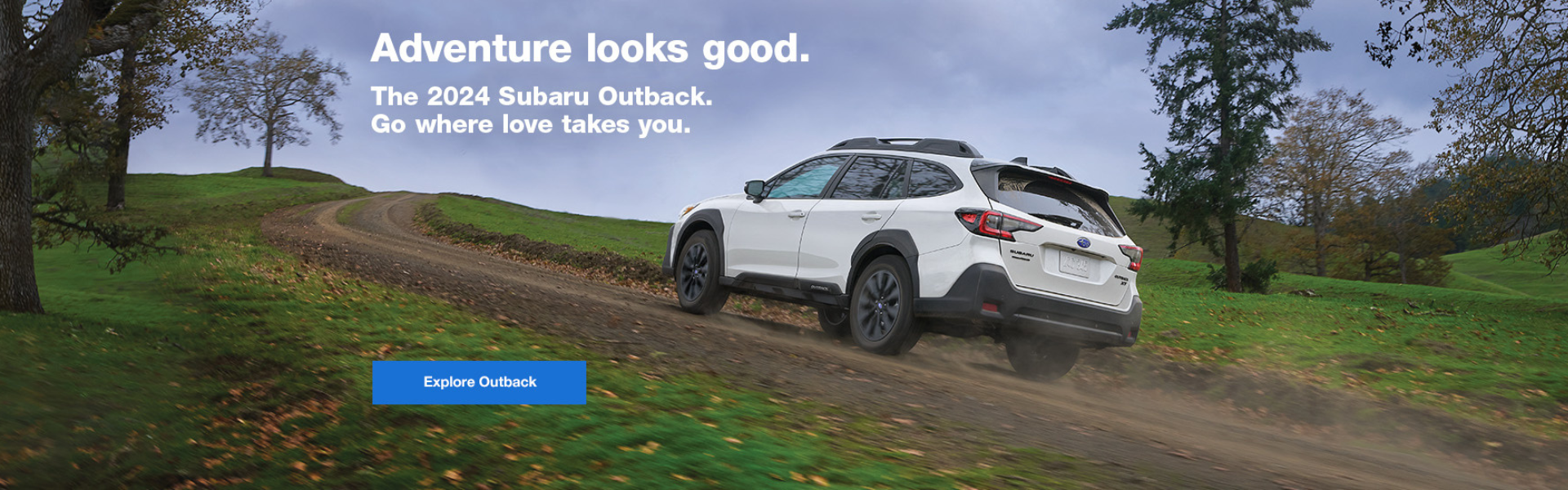2023 Subarru Outback Wilderness banner for friends